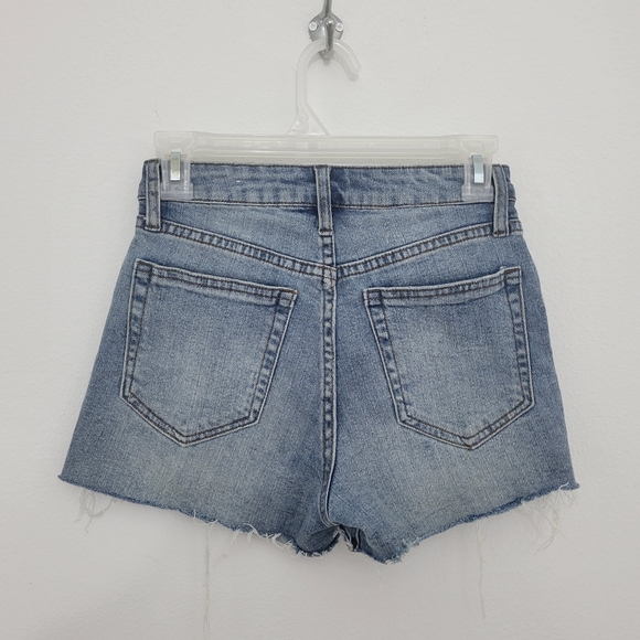 STS Blue Kate High Rise Distressed Denim Jean Shorts 24 - Picture 4 of 6